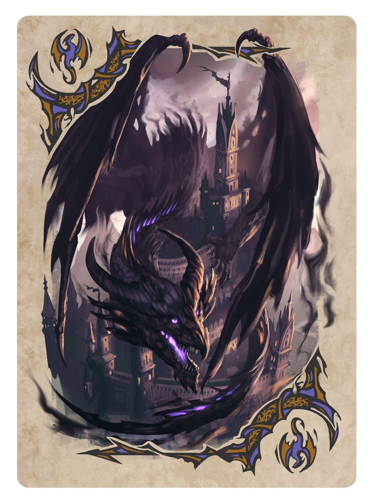 Soltera Gold Edition Limited Print Wild Card – Shadow Dragon