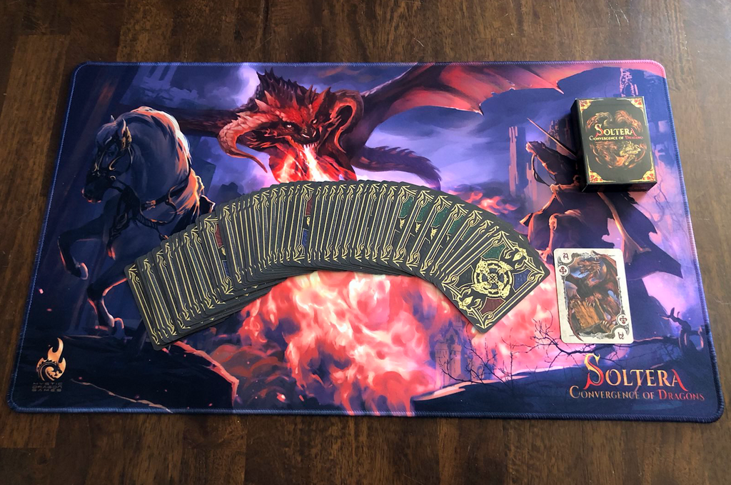 Soltera: Convergence of Dragons – Premium Card Game Playmat (14