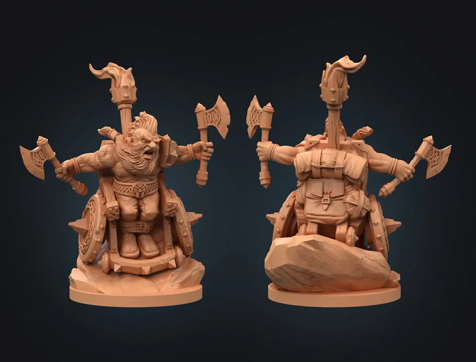 DWARF BARBARIAN METAL/RESIN