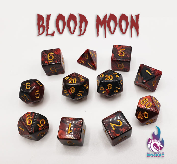 BLOOD MOON DICE SET