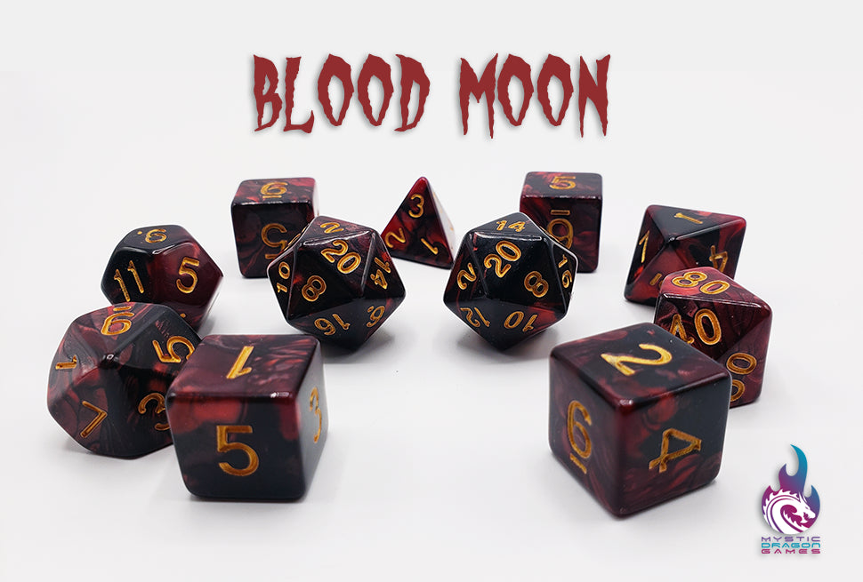 BLOOD MOON DICE SET