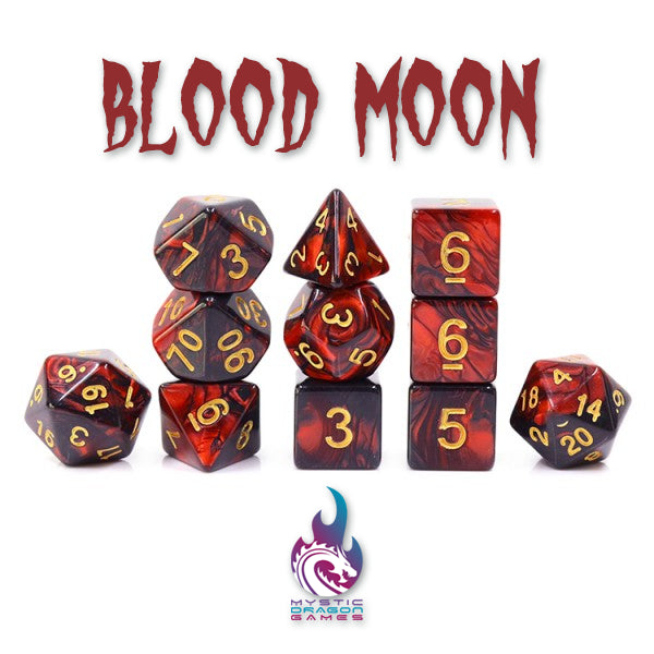 BLOOD MOON DICE SET