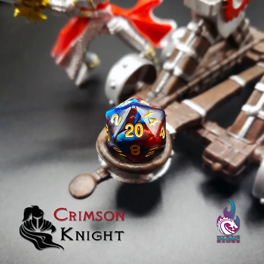 CRIMSON KNIGHT DICE SET