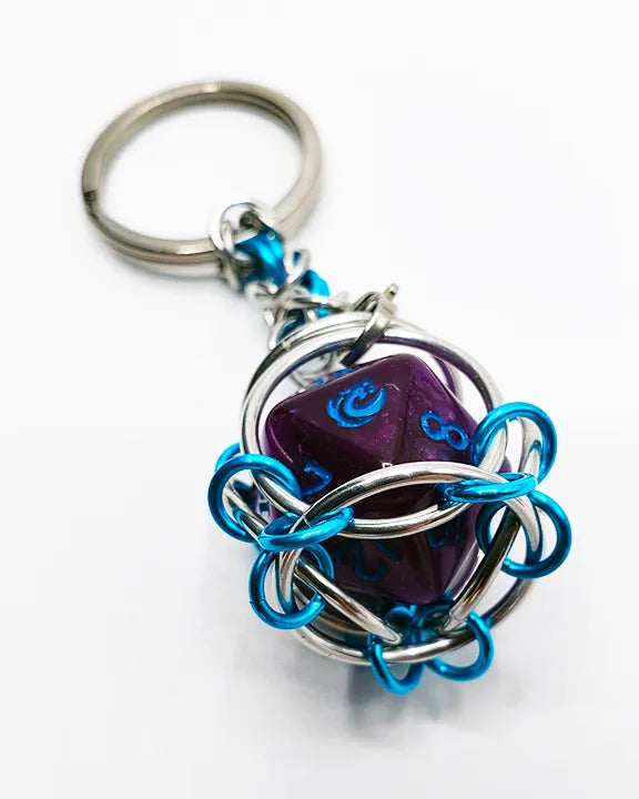REMOVABLE D20 KEYCHAIN (DRAGONS MANA)