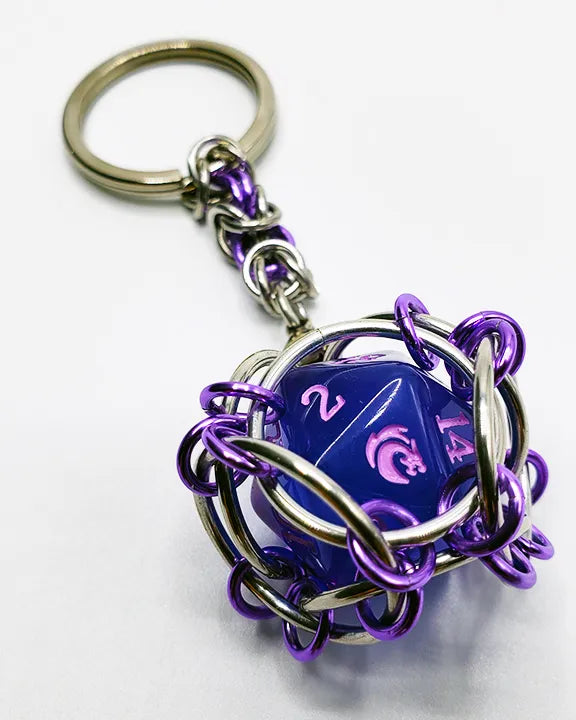 REMOVABLE D20 KEYCHAIN (MYSTIC STORM)