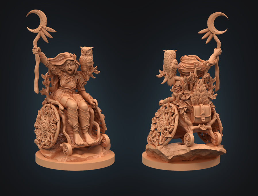 HUMAN DRUID METAL/RESIN