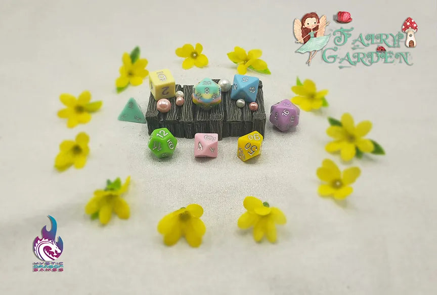 FAIRY GARDEN DICE SET