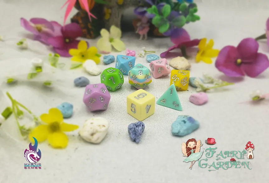 FAIRY GARDEN DICE SET