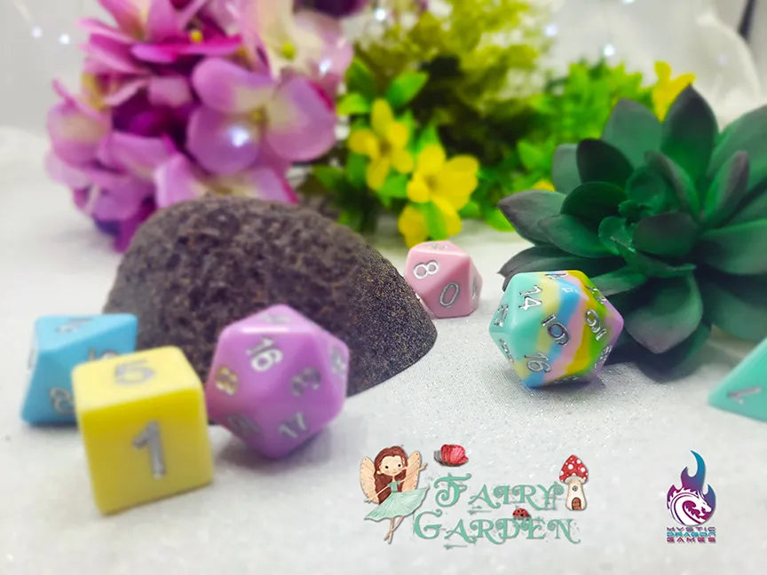 FAIRY GARDEN DICE SET