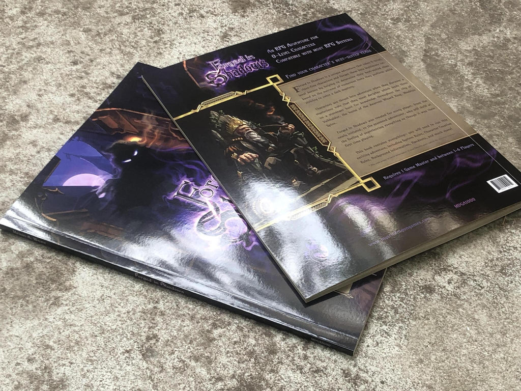 FORGED IN SHADOWS  ADVENTURE BOOK
