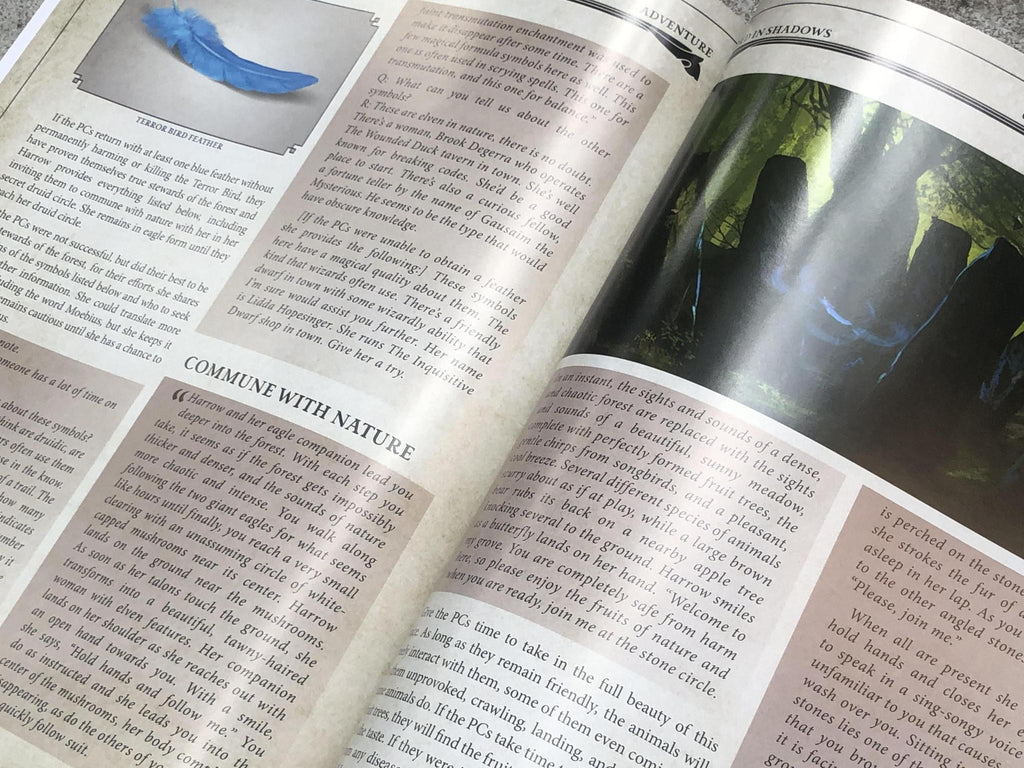 FORGED IN SHADOWS  ADVENTURE BOOK