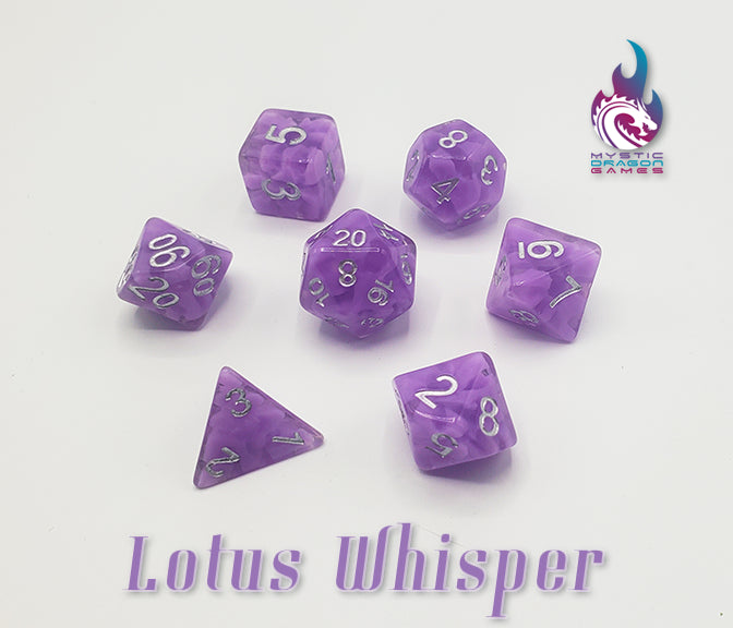 LOTUS WHISPER DICE SET