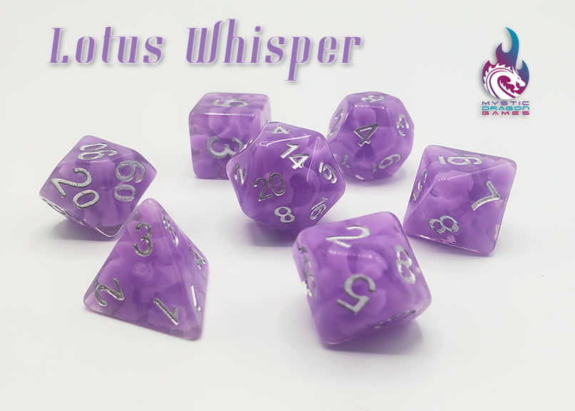 LOTUS WHISPER DICE SET