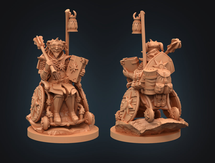 TIEFLING CLERIC/PALADIN METAL/RESIN