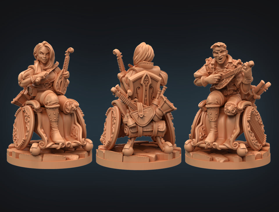 HUMAN BARD METAL/RESIN