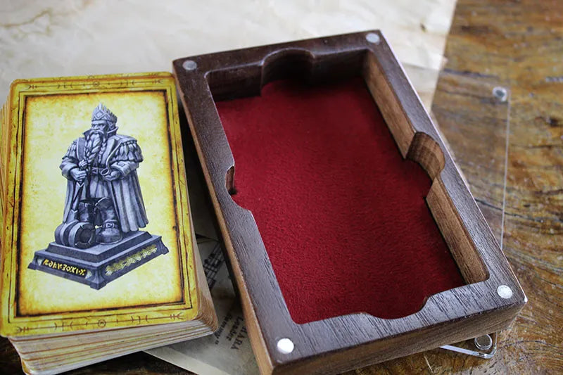 MOEBIUS DECK OF WONDERS CUSTOM DECK BOX W/ SUEDE INSERT (NON-SLEEVED CARD VERSION)