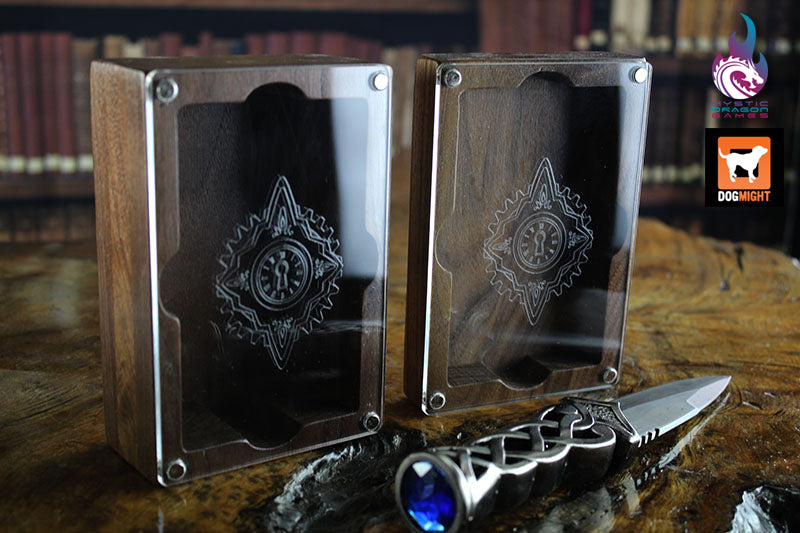 MOEBIUS DECK OF WONDERS CUSTOM DECK BOX W/ SUEDE INSERT (SLEEVED CARD VERSION)