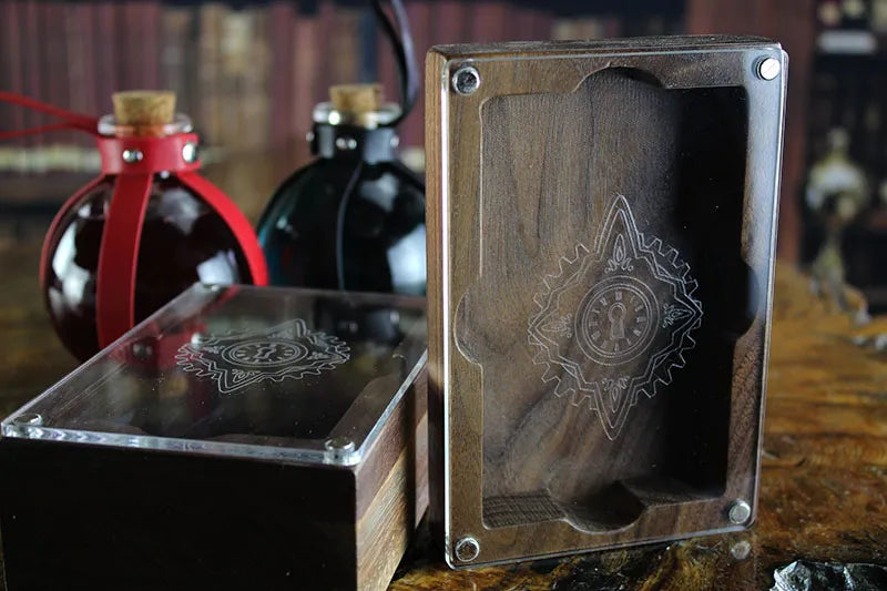 MOEBIUS DECK OF WONDERS CUSTOM DECK BOX W/ SUEDE INSERT (SLEEVED CARD VERSION)