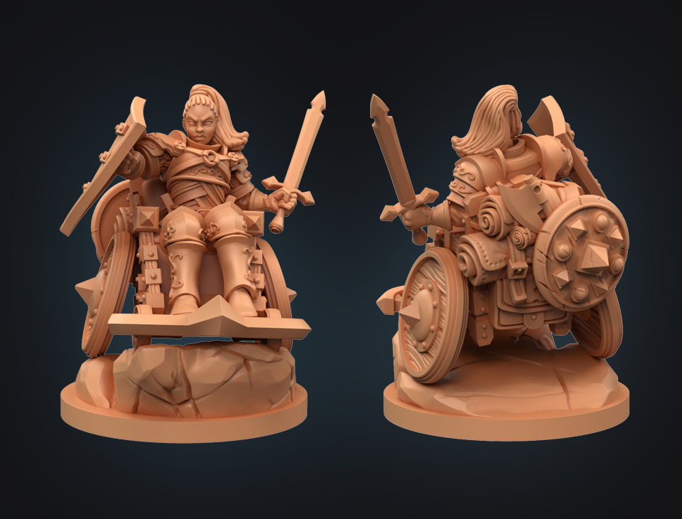 HUMAN FIGHTER METAL/RESIN