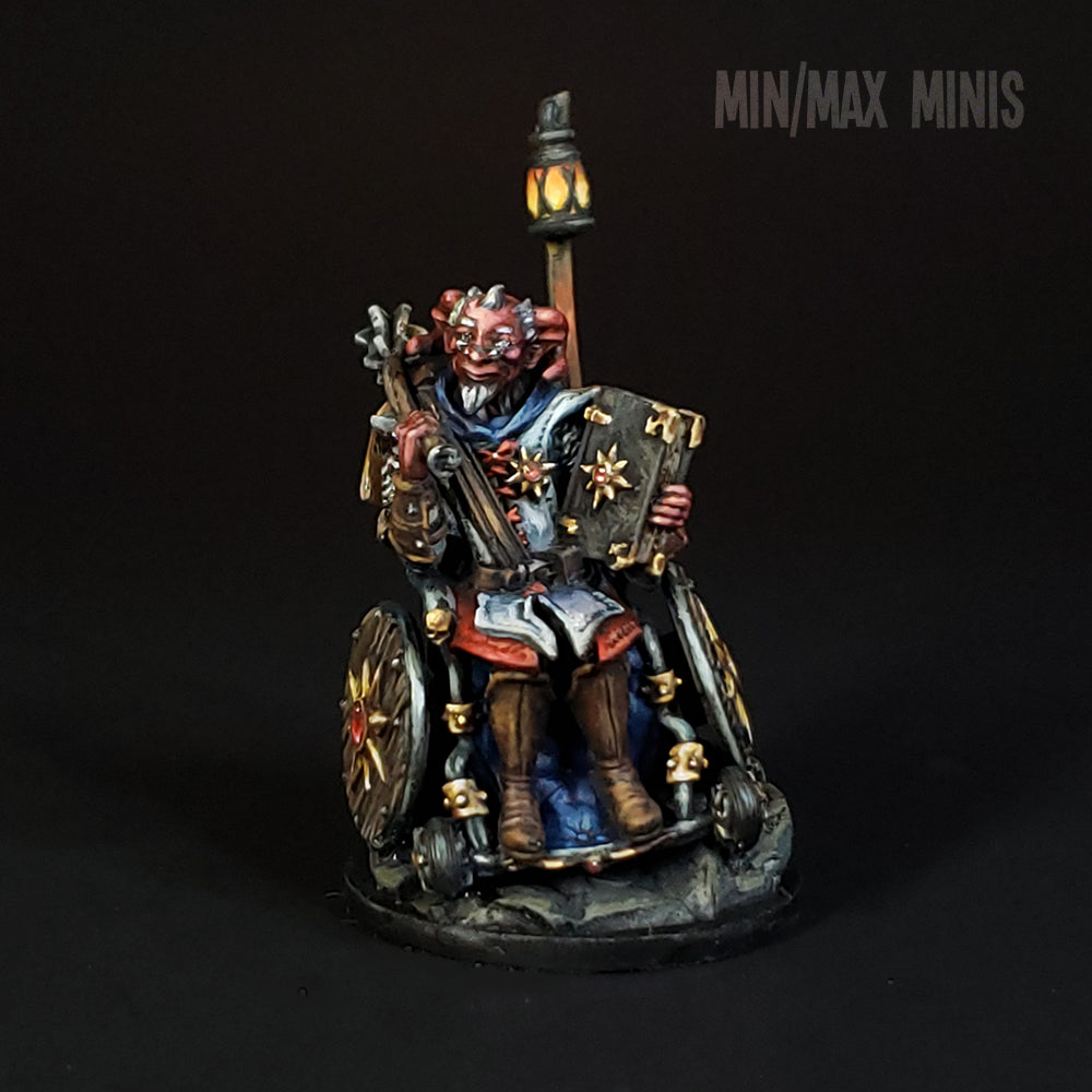TIEFLING CLERIC/PALADIN METAL/RESIN